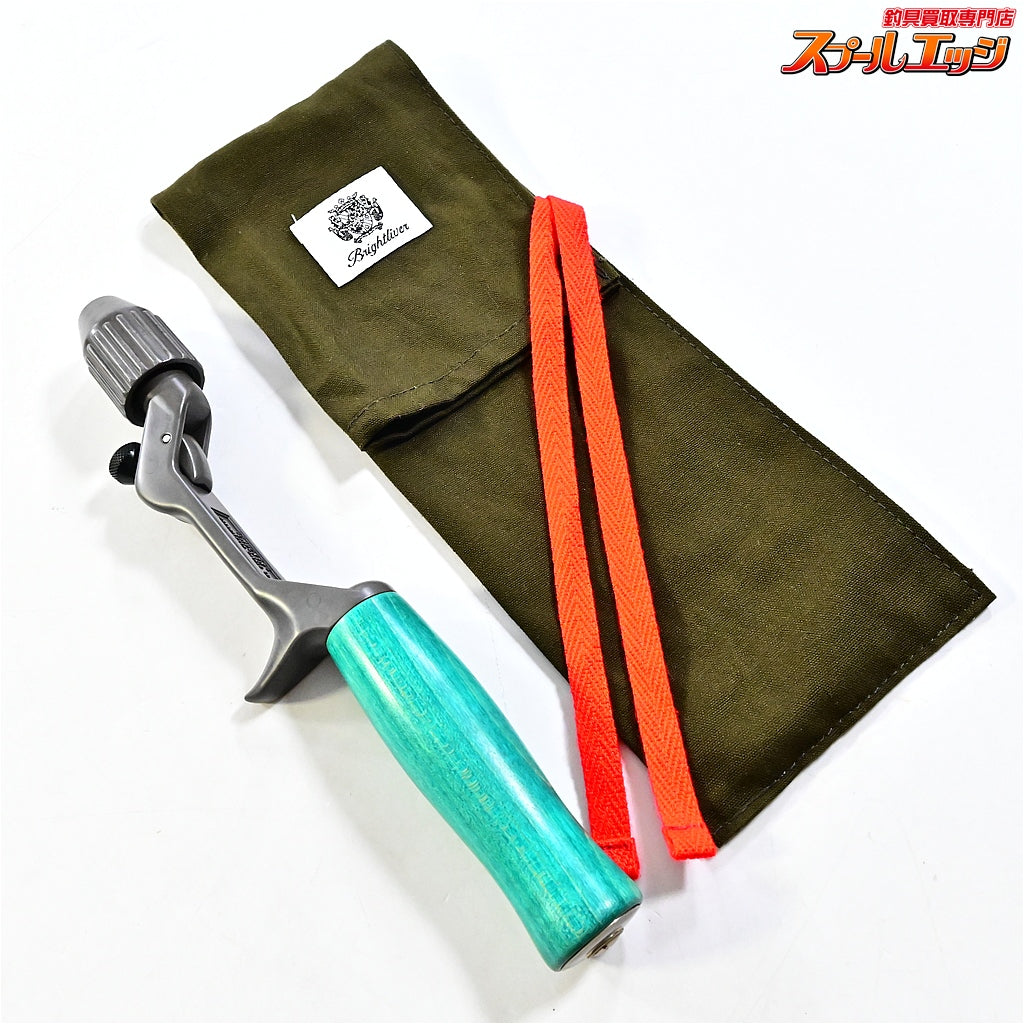 【ブライトリバー】 チャッカーグリップ アンティークメタル シングルハンドル スタビライズドウッド BRIGHT-LIVER CHUCKER GRIP K_060