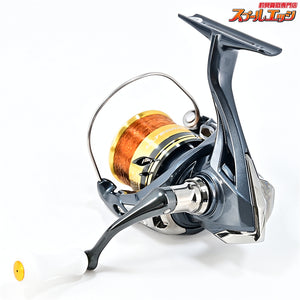 【シマノ】 25アルテグラ C2000SHG アベイルPOMノブホワイト&ノブキャップゴールド装着 SHIMANO ULTEGRA