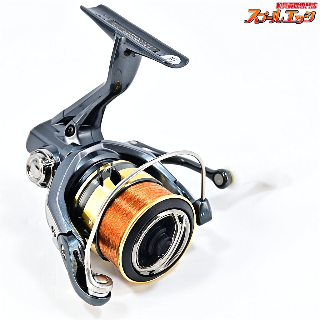 【シマノ】 25アルテグラ C2000SHG アベイルPOMノブホワイト&ノブキャップゴールド装着 SHIMANO ULTEGRA