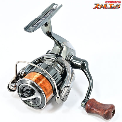 【シマノ】 22ステラ C2000SHG IOSファクトリーウッドカスタムハンドルノブ装着 SHIMANO STELLA