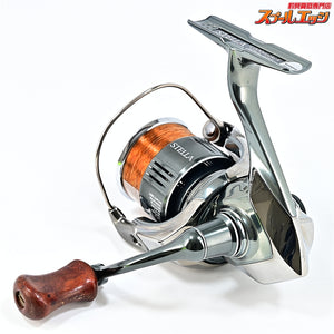 【シマノ】 22ステラ C2000SHG IOSファクトリーウッドカスタムハンドルノブ装着 SHIMANO STELLA