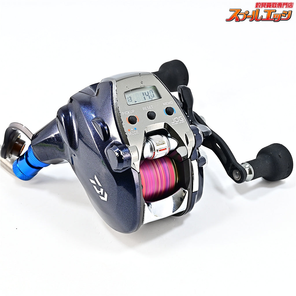 【ダイワ】 15レオブリッツ 150J 使用距離56.4km 使用時間132時間 ハイテンカスタムカーボンハンドル110mm装着 DAIWA LEOBRITZ