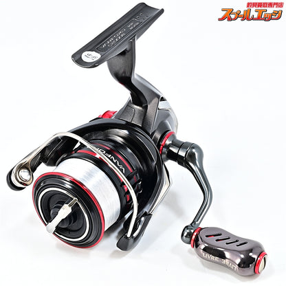 【シマノ】 20ヴァンフォード C2000S ヘッジホッグハンドルスクリューキャップ&リブレフィーノノブブラウンIP装着 SHIMANO VANFORD