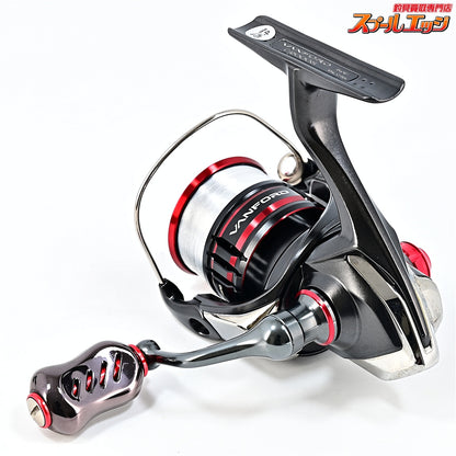 【シマノ】 20ヴァンフォード C2000S ヘッジホッグハンドルスクリューキャップ&リブレフィーノノブブラウンIP装着 SHIMANO VANFORD