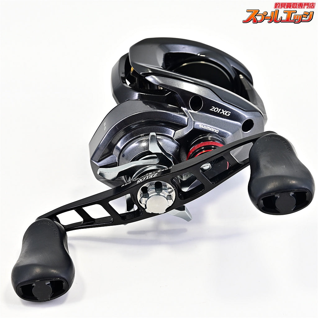 【シマノ】 24スコーピオン MD 201XG ZPI ゼロス 102mmマシンカットハンドル ブラック装着 SHIMANO Scorpion