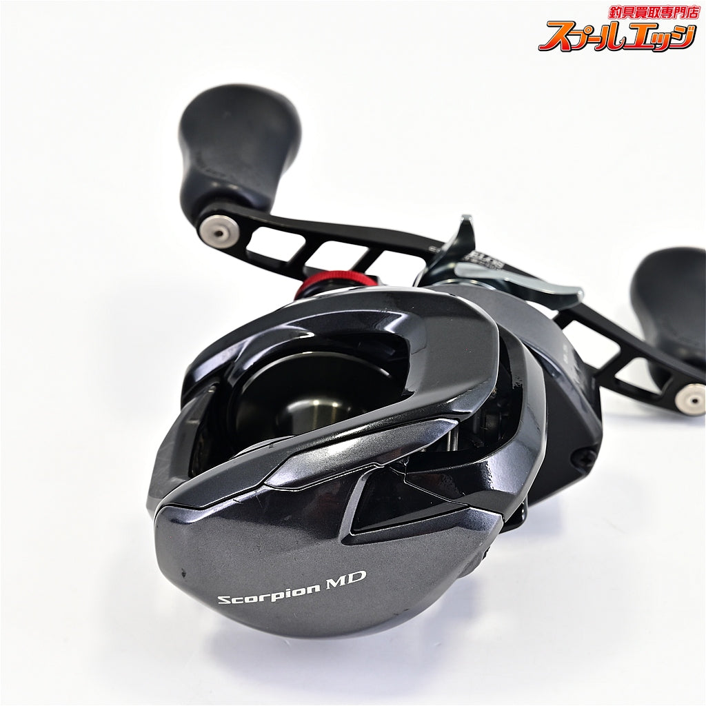 【シマノ】 24スコーピオン MD 201XG ZPI ゼロス 102mmマシンカットハンドル ブラック装着 SHIMANO Scorpion