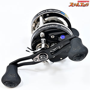 【アブガルシア】 アンバサダー 4601CA ファクトリーチューンド ブラック FN.00J22 ダイワ100mm純正ハンドル装着 Abu Garcia ambassadeur Black