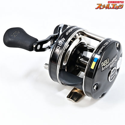 【アブガルシア】 アンバサダー 4601CA ファクトリーチューンド ブラック FN.00J22 ダイワ100mm純正ハンドル装着 Abu Garcia ambassadeur Black