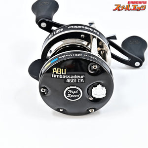 【アブガルシア】 アンバサダー 4601CA ファクトリーチューンド ブラック FN.00J22 ダイワ100mm純正ハンドル装着 Abu Garcia ambassadeur Black
