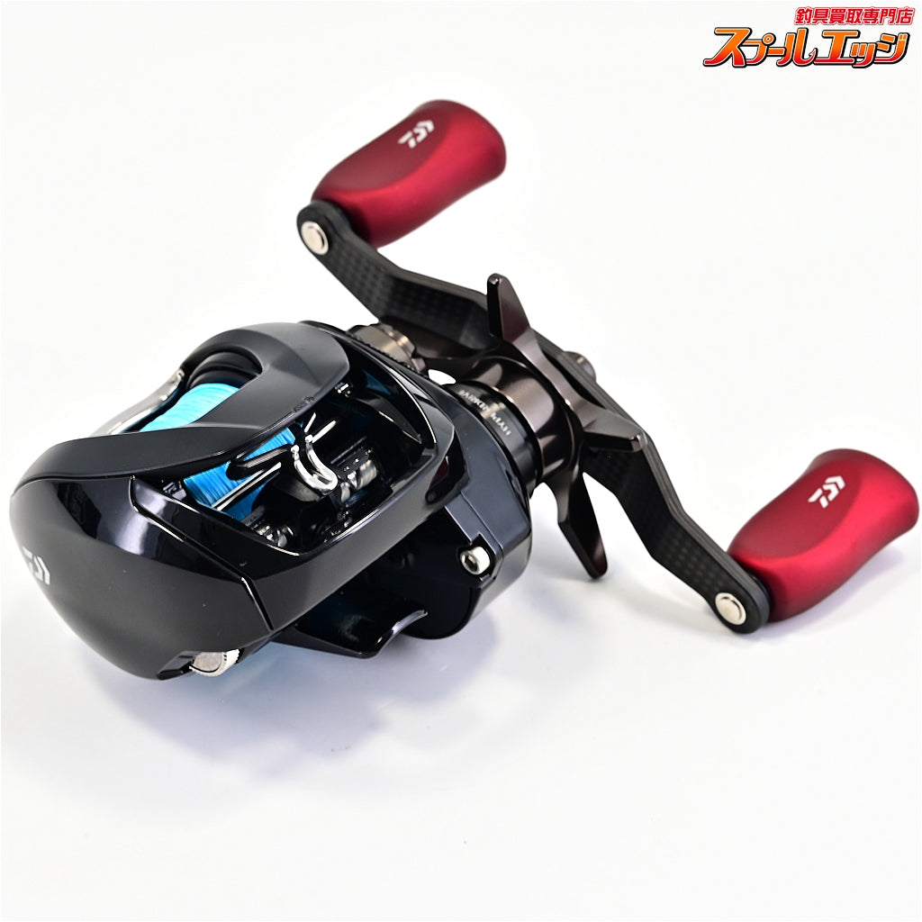 【ダイワ】 22ジリオン TW HD 1000XHL SLPW RCSカーボンクランクハンドル95mm&Iシェイプコルクノブ レッド装着 DAIWA ZILLION