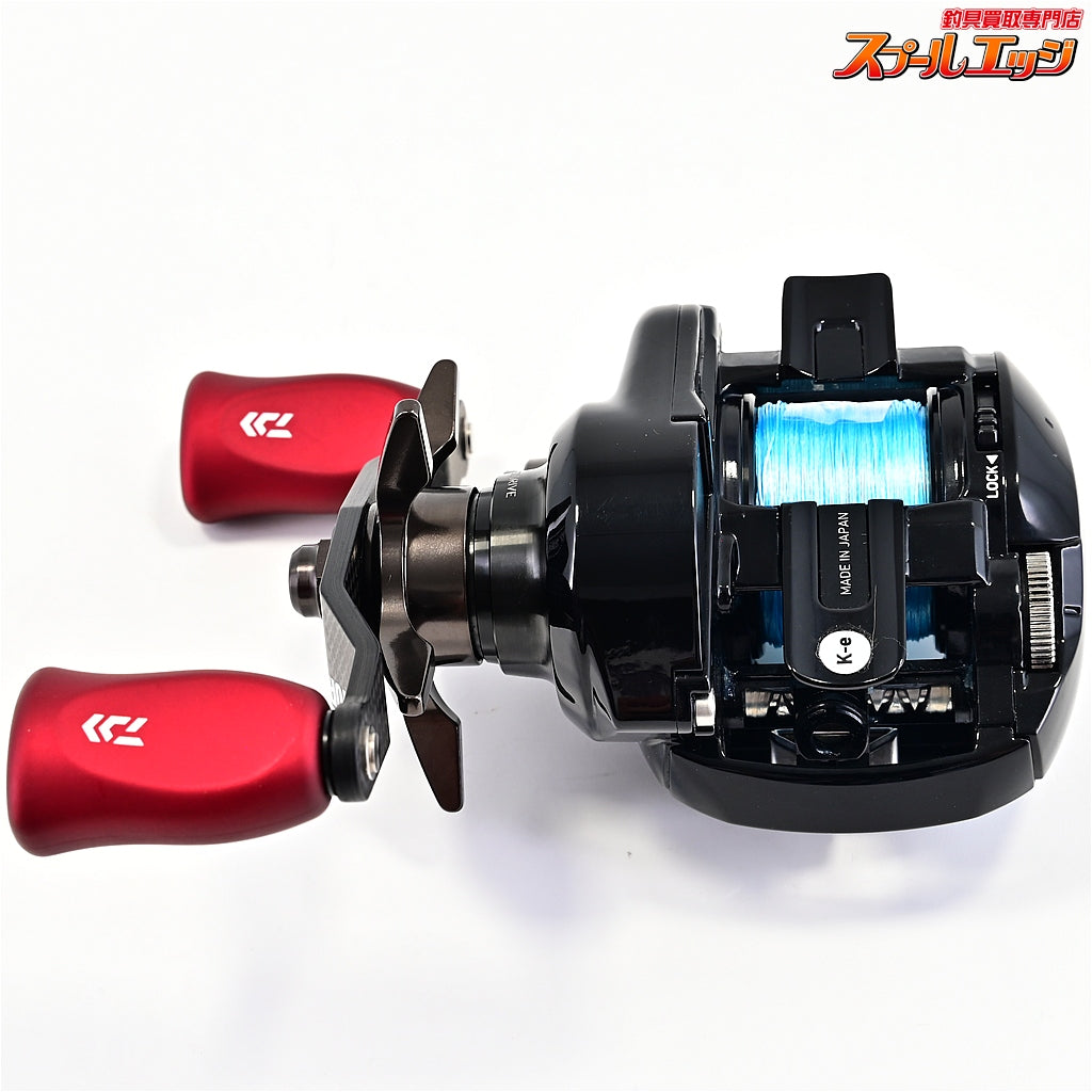 【ダイワ】 22ジリオン TW HD 1000XHL SLPW RCSカーボンクランクハンドル95mm&Iシェイプコルクノブ レッド装着 DAIWA ZILLION