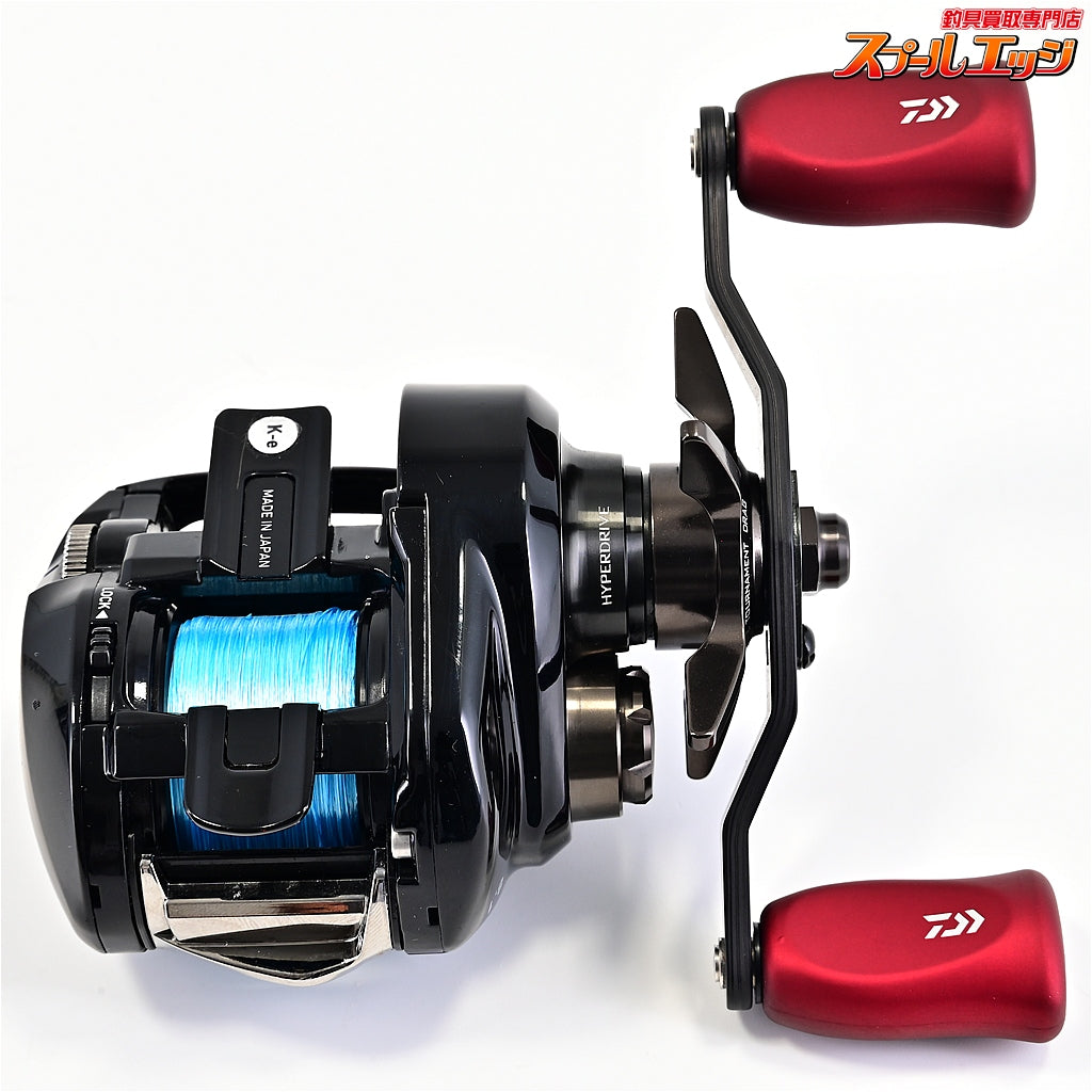 【ダイワ】 22ジリオン TW HD 1000XHL SLPW RCSカーボンクランクハンドル95mm&Iシェイプコルクノブ レッド装着 DAIWA ZILLION