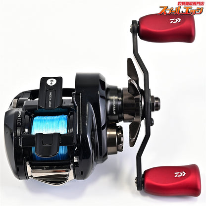 【ダイワ】 22ジリオン TW HD 1000XHL SLPW RCSカーボンクランクハンドル95mm&Iシェイプコルクノブ レッド装着 DAIWA ZILLION