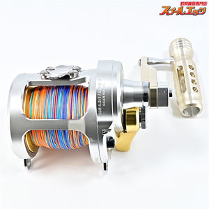 【シマノ】 13タリカ 25II キャプテンAクラフト 130mm三次元パワーハンドル シャンパンゴールド/シルバー装着 SHIMANO TALICA