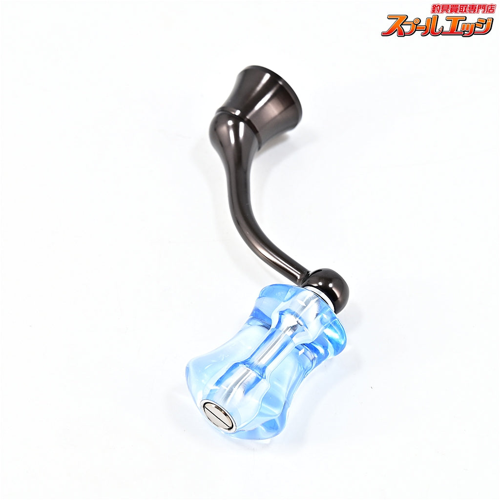 【ダイワ】 45mm純正ハンドル IOSファクトリー アクリスタII ブルー Aタイプ ソルト対応ノブ装着 DAIWA IOS FACTORY