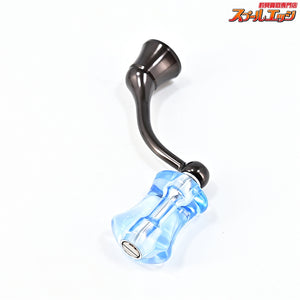 【ダイワ】 45mm純正ハンドル IOSファクトリー アクリスタII ブルー Aタイプ ソルト対応ノブ装着 DAIWA IOS FACTORY