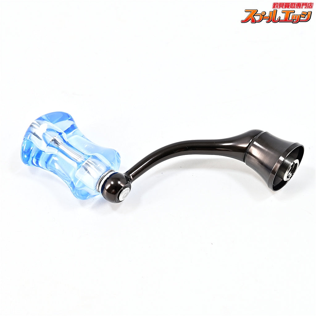 【ダイワ】 45mm純正ハンドル IOSファクトリー アクリスタII ブルー Aタイプ ソルト対応ノブ装着 DAIWA IOS FACTORY