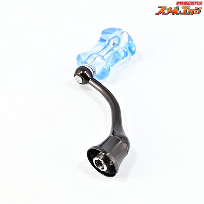 【ダイワ】 45mm純正ハンドル IOSファクトリー アクリスタII ブルー Aタイプ ソルト対応ノブ装着 DAIWA IOS FACTORY