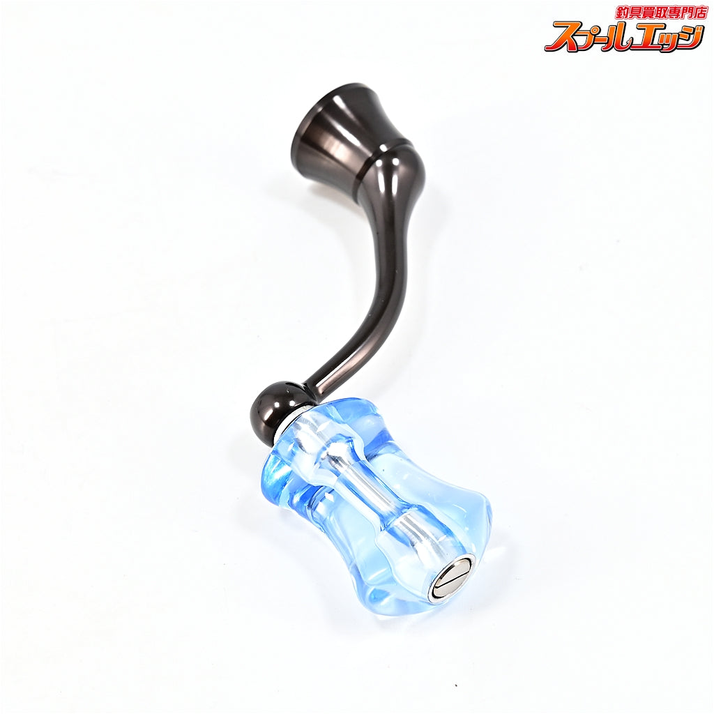 【ダイワ】 45mm純正ハンドル IOSファクトリー アクリスタII ブルー Aタイプ ソルト対応ノブ装着 DAIWA IOS FACTORY