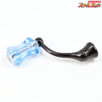 【ダイワ】 45mm純正ハンドル IOSファクトリー アクリスタII ブルー Aタイプ ソルト対応ノブ装着 DAIWA IOS FACTORY
