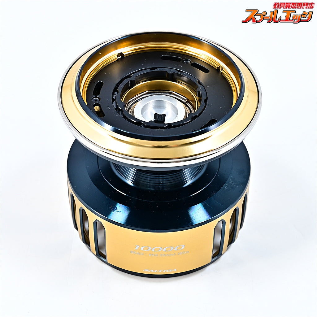 【ダイワxSLPワークス】 25ソルティガ 10000 スプール ゴールド・ネイビーブルー DAIWAxSLP-WORKS SPOOL