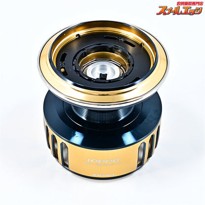 【ダイワxSLPワークス】 25ソルティガ 10000 スプール ゴールド・ネイビーブルー DAIWAxSLP-WORKS SPOOL