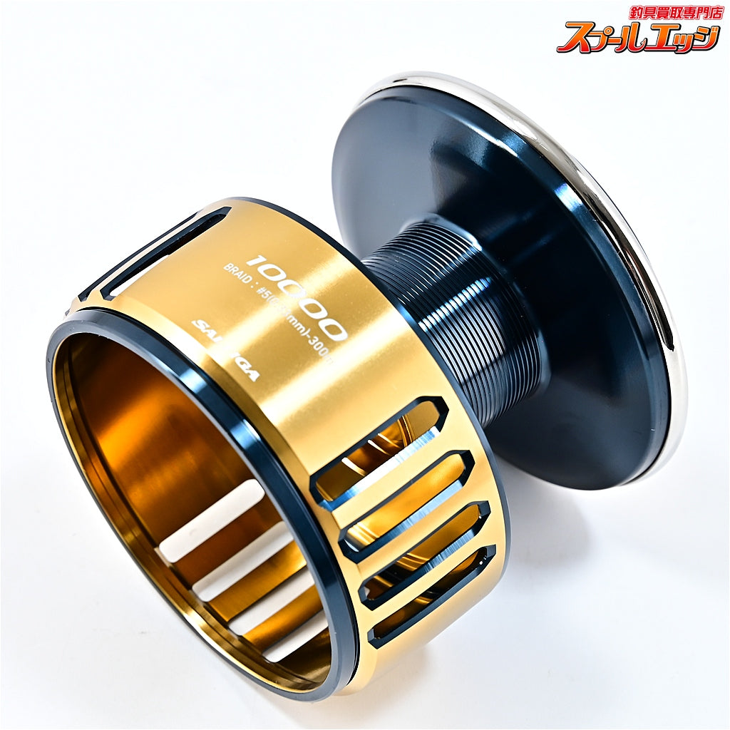 【ダイワxSLPワークス】 25ソルティガ 10000 スプール ゴールド・ネイビーブルー DAIWAxSLP-WORKS SPOOL