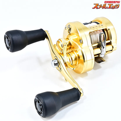 【シマノ】 23カルカッタコンクエストMD 300XG 51mmロングハンドル&丸型ハンドルノブ装着 SHIMANO CALCUTTA CONQUEST