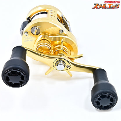 【シマノ】 23カルカッタコンクエストMD 300XG 51mmロングハンドル&丸型ハンドルノブ装着 SHIMANO CALCUTTA CONQUEST