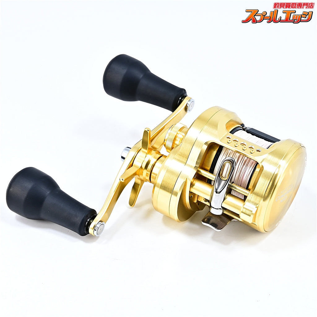 【シマノ】 23カルカッタコンクエストMD 300XG 51mmロングハンドル&丸型ハンドルノブ装着 SHIMANO CALCUTTA CONQUEST