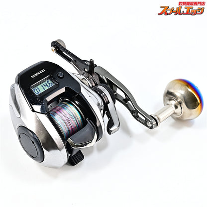 【シマノ】 18炎月プレミアム 150PG リブレ SB60-65ハンドル ガンメタ/チタン装着 SHIMANO ENGETSU PREMIUM