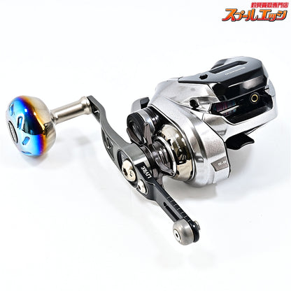 【シマノ】 18炎月プレミアム 150PG リブレ SB60-65ハンドル ガンメタ/チタン装着 SHIMANO ENGETSU PREMIUM