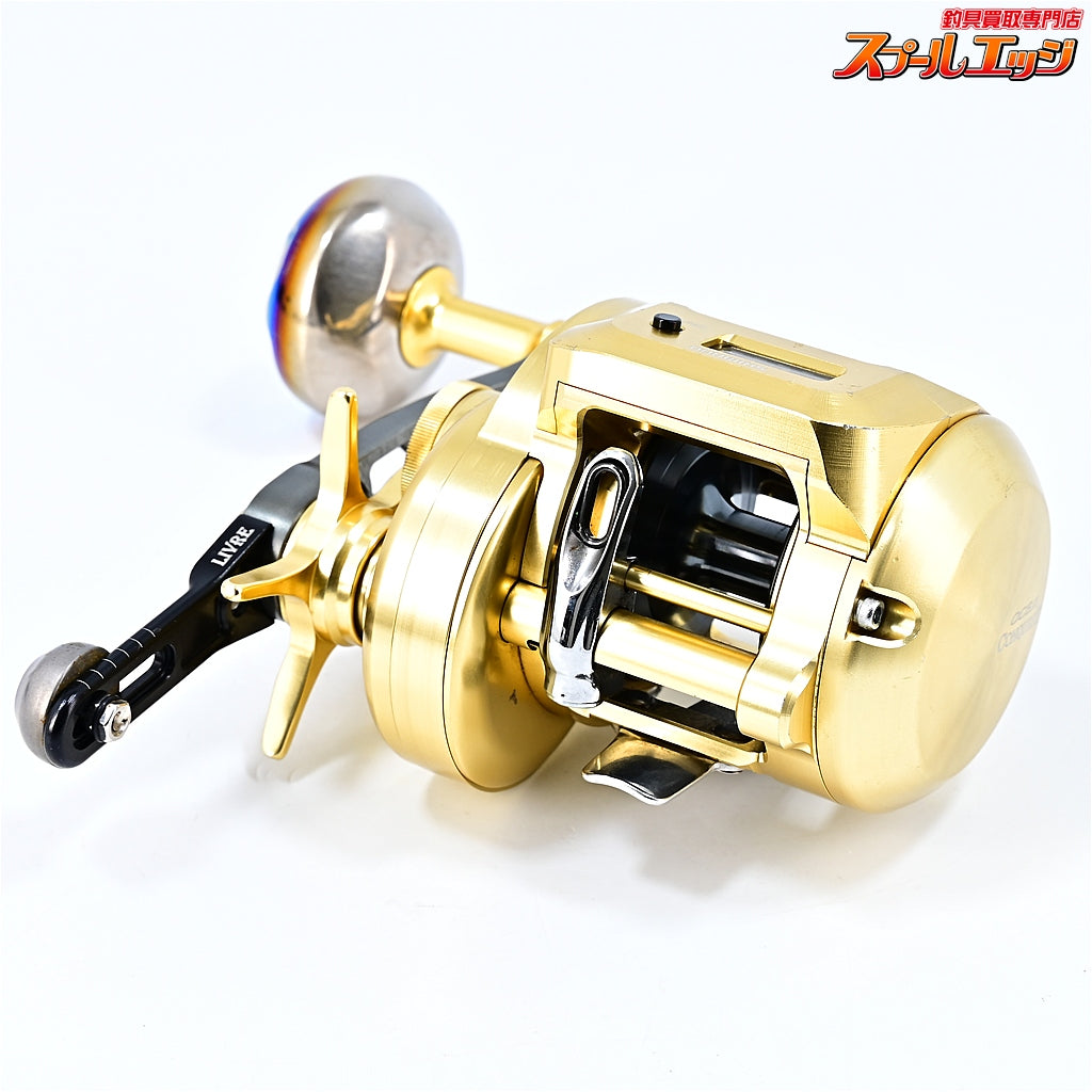 【シマノ】 18オシアコンクエスト CT 300HG リブレ SB65-70 ガンメタ/ゴールド装着 ダイワ右巻センターナット付 SHIMANO OCEA CONQUEST