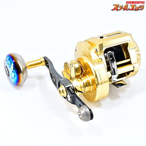 【シマノ】 18オシアコンクエスト CT 300HG リブレ SB65-70 ガンメタ/ゴールド装着 ダイワ右巻センターナット付 SHIMANO OCEA CONQUEST