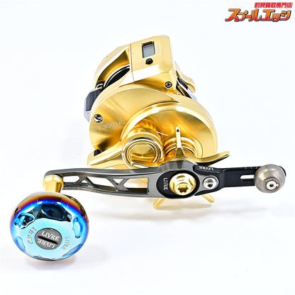 【シマノ】 18オシアコンクエスト CT 300HG リブレ SB65-70 ガンメタ/ゴールド装着 ダイワ右巻センターナット付 SHIMANO OCEA CONQUEST