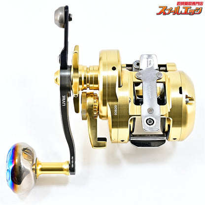 【シマノ】 18オシアコンクエスト CT 300HG リブレ SB65-70 ガンメタ/ゴールド装着 ダイワ右巻センターナット付 SHIMANO OCEA CONQUEST