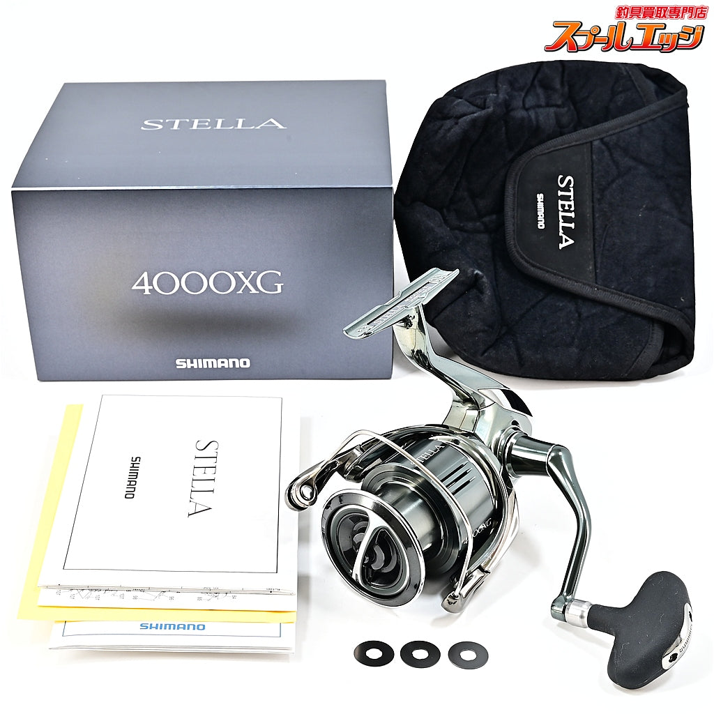 【シマノ】 22ステラ 4000XG 14ステラ4000XG純正ハンドルノブ装着 SHIMANO STELLA