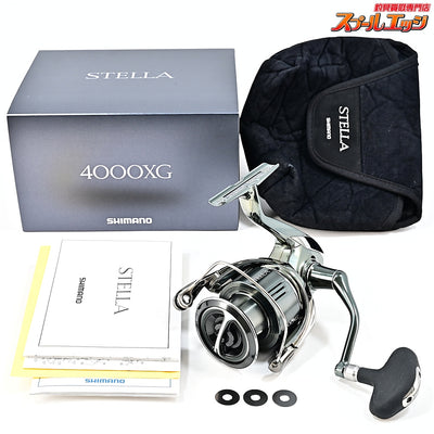【シマノ】 22ステラ 4000XG 14ステラ4000XG純正ハンドルノブ装着 SHIMANO STELLA