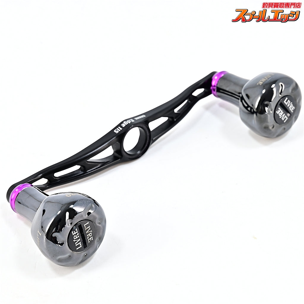 【リブレ】 クランクエッジ 115 R7 リミテッド マットブラック EF30ノブリミテッドブラック シマノ左用センターナット付 LIVRE CRANK Edge