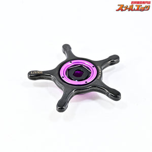 【リブレ】 カスタムドラグ イージーカスタムカラー ブラック&パープル シマノ13mm用 LIVRE CUSTOM DRAG