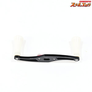 【アベイル】 T4S 80mm ストレートハンドル ブラック アブ/ダイワ用 内径8x5mm カスタムハンドルノブ装着 Avail