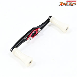【アベイル】 T4S 80mm ストレートハンドル ブラック アブ/ダイワ用 内径8x5mm カスタムハンドルノブ装着 Avail
