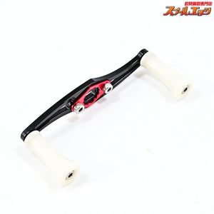 【アベイル】 T4S 80mm ストレートハンドル ブラック アブ/ダイワ用 内径8x5mm カスタムハンドルノブ装着 Avail