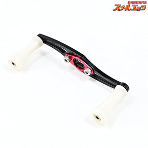【アベイル】 T4S 80mm ストレートハンドル ブラック アブ/ダイワ用 内径8x5mm カスタムハンドルノブ装着 Avail