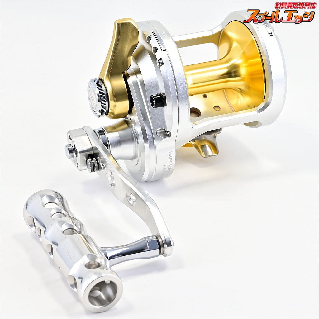 【シマノ】 タリカ 25II 剛樹パワーハンドル130mmカーブタイプシルバー装着 SHIMANO TALICA