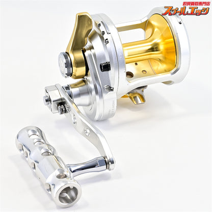 【シマノ】 タリカ 25II 剛樹パワーハンドル130mmカーブタイプシルバー装着 SHIMANO TALICA