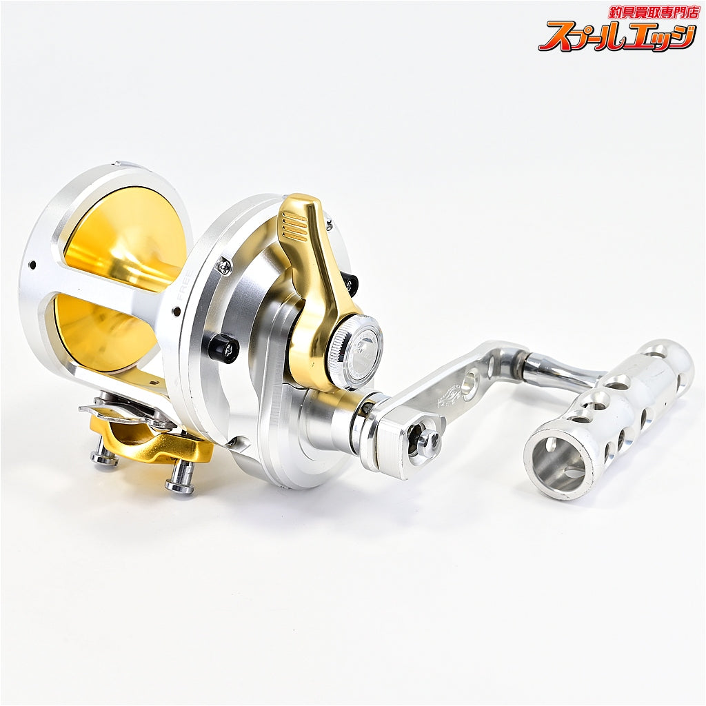 【シマノ】 タリカ 25II 剛樹パワーハンドル130mmカーブタイプシルバー装着 SHIMANO TALICA
