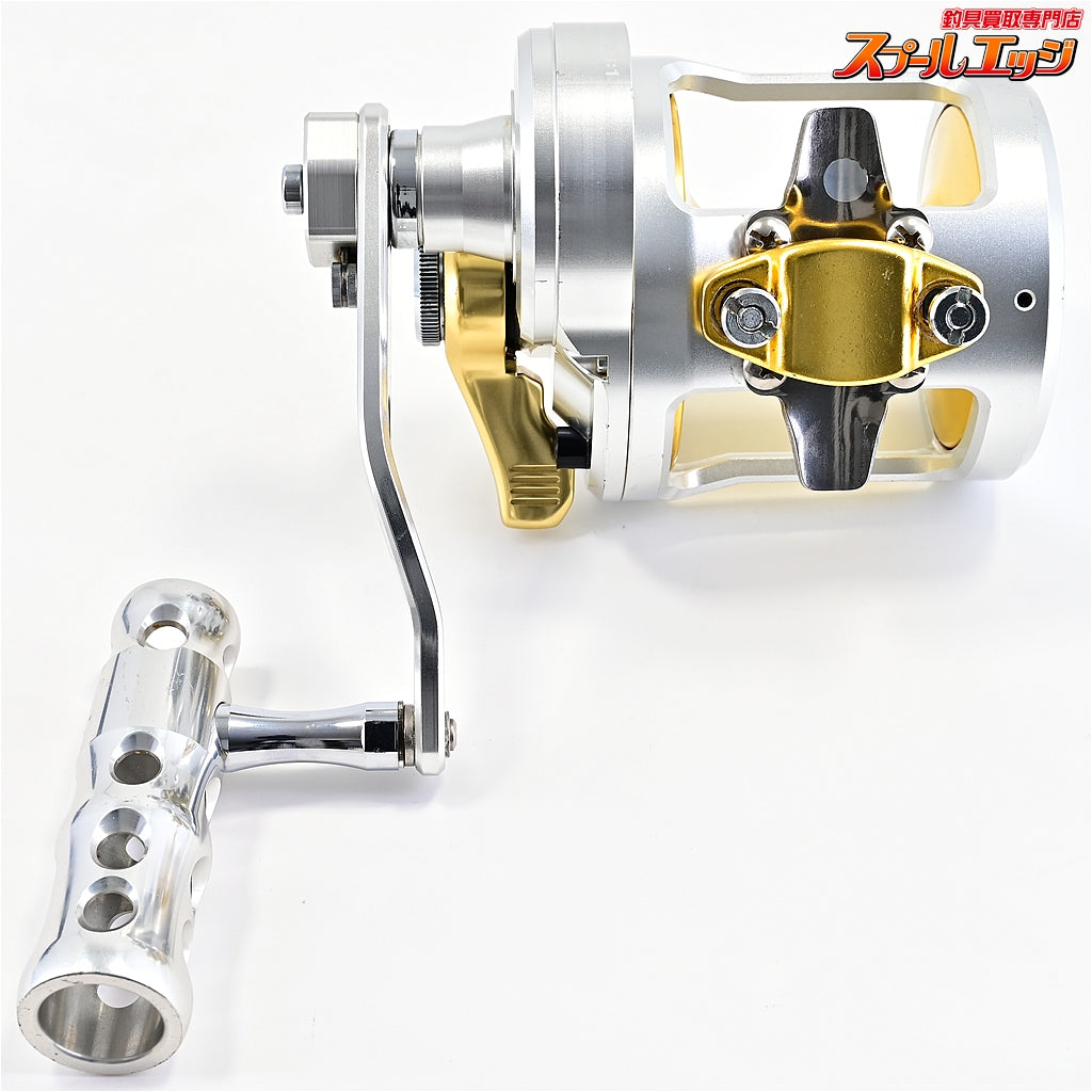 【シマノ】 タリカ 25II 剛樹パワーハンドル130mmカーブタイプシルバー装着 SHIMANO TALICA