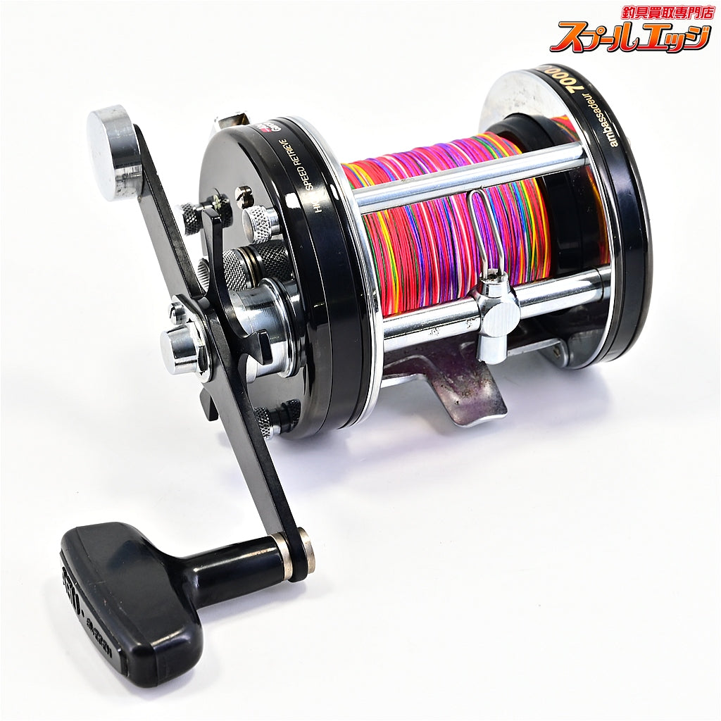 【アブガルシアxエビス】 アンバサダー 7000C ブラック 2スピード FN.81-2 86-87 実釣未使用品 Abu GArcia EBISU Ambassadeur