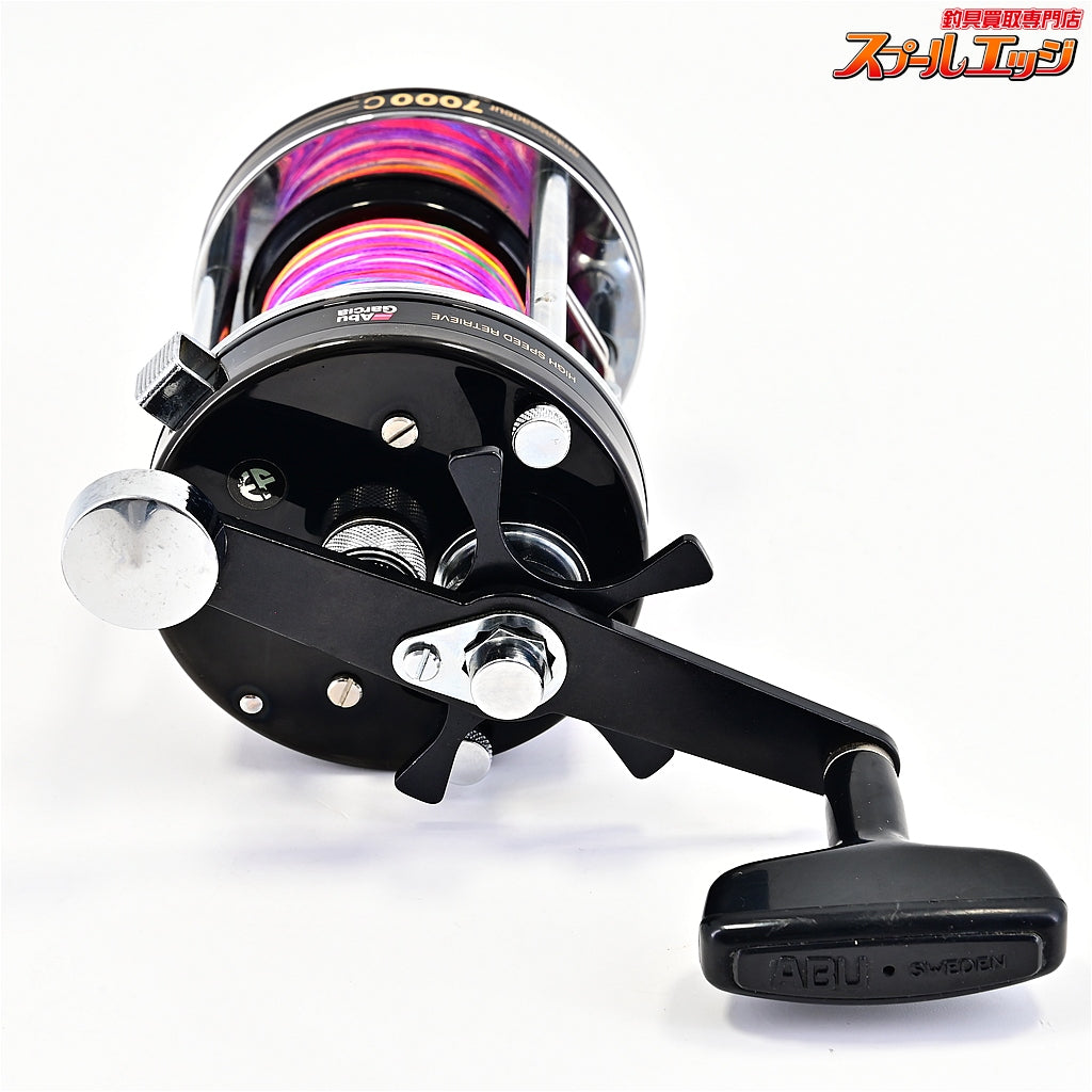 【アブガルシアxエビス】 アンバサダー 7000C ブラック 2スピード FN.81-2 86-87 実釣未使用品 Abu GArcia EBISU Ambassadeur